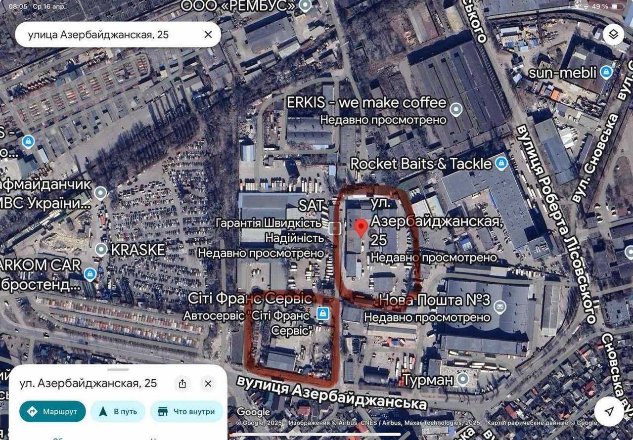 Без% Продаж комерційної нерухомості у Києві
 вул. Азербайджанська, 25