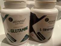 L-glutamina L-tryptophan dwa suplementy doety