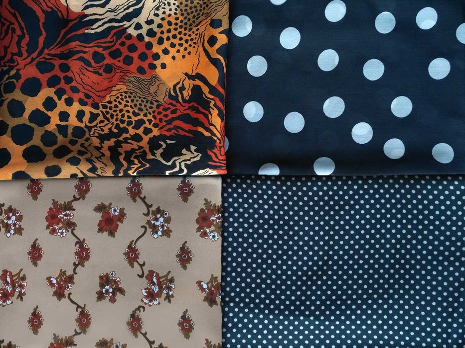 Ткань отрез шелк