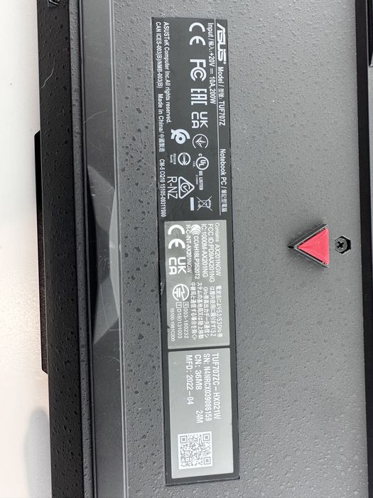 Ігровий ноутбук Asus TUF707ZC i5-12500H RTX3050 4GB 16/512