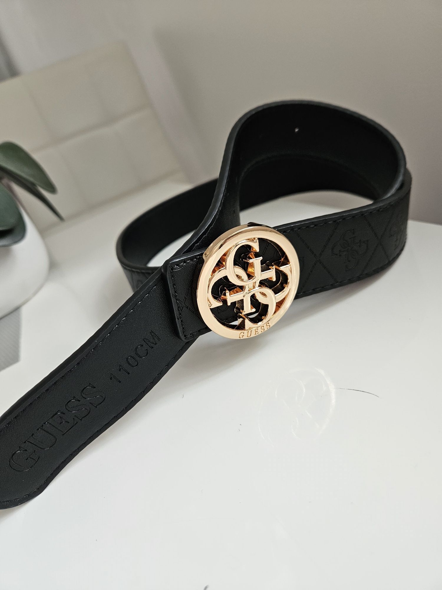 Pasek czarny guess