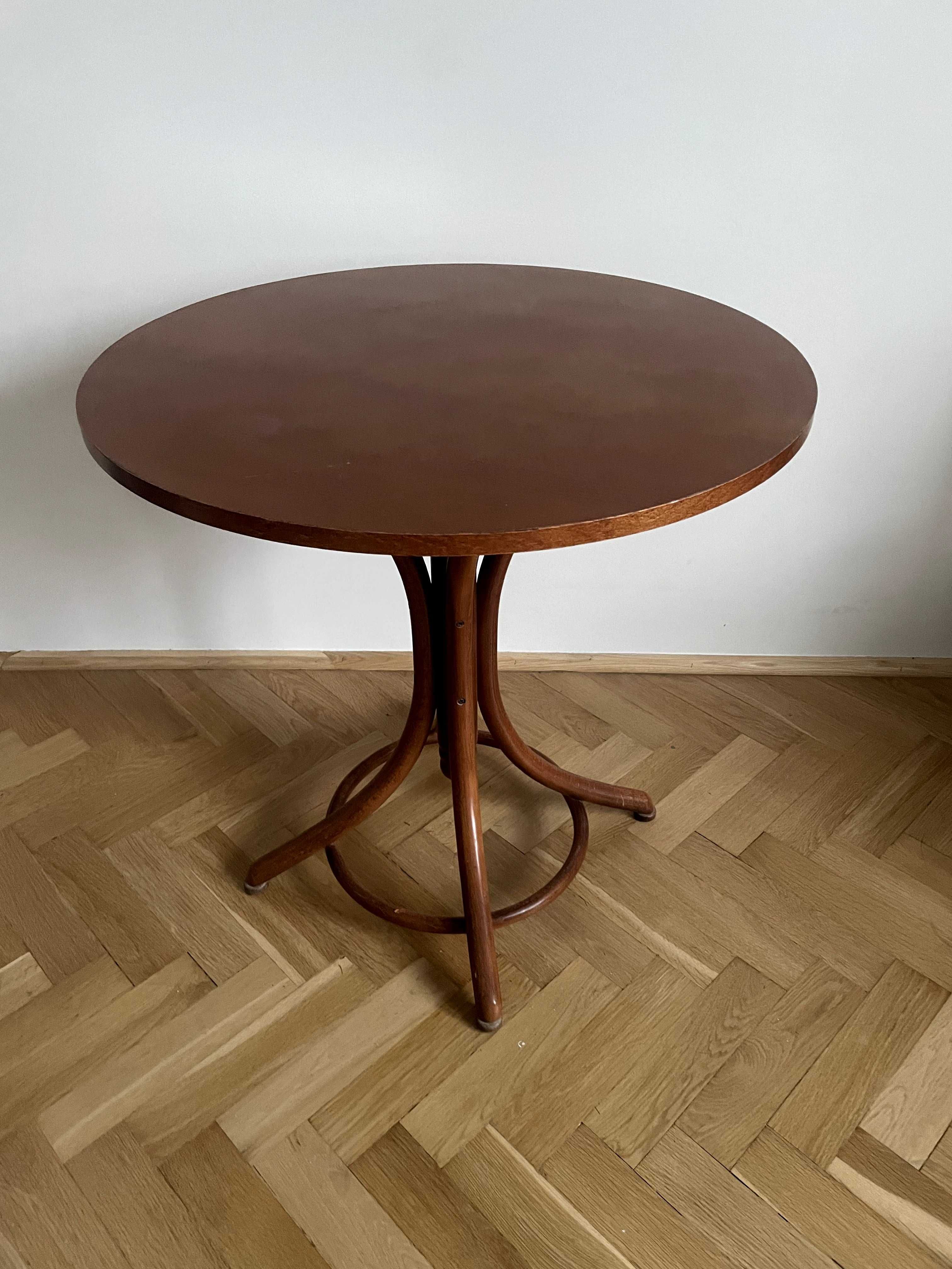 Piękny okrągły stolik kawowy vintage retro Fameg Thonet