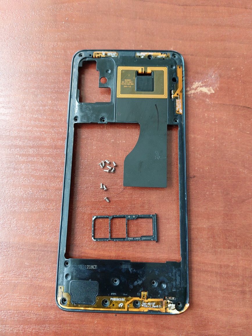 Задняя крышка Samsung A51, black