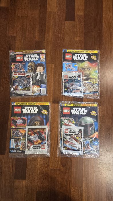 4 Gazetki starwars unikaty warte 160zl za 80zl!