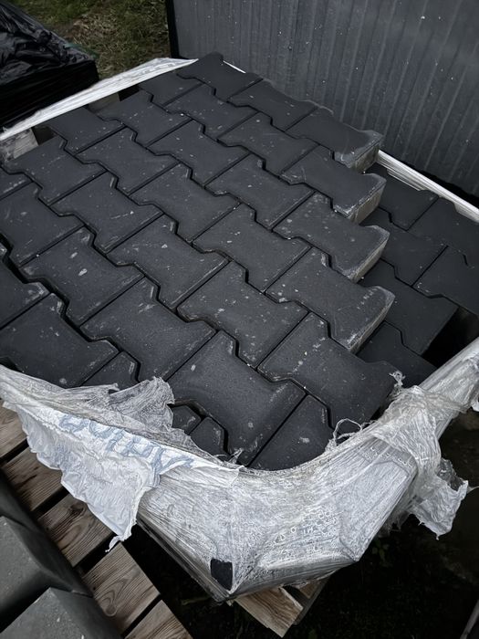 Kostka BEHATON 8 cm z fazą grafit