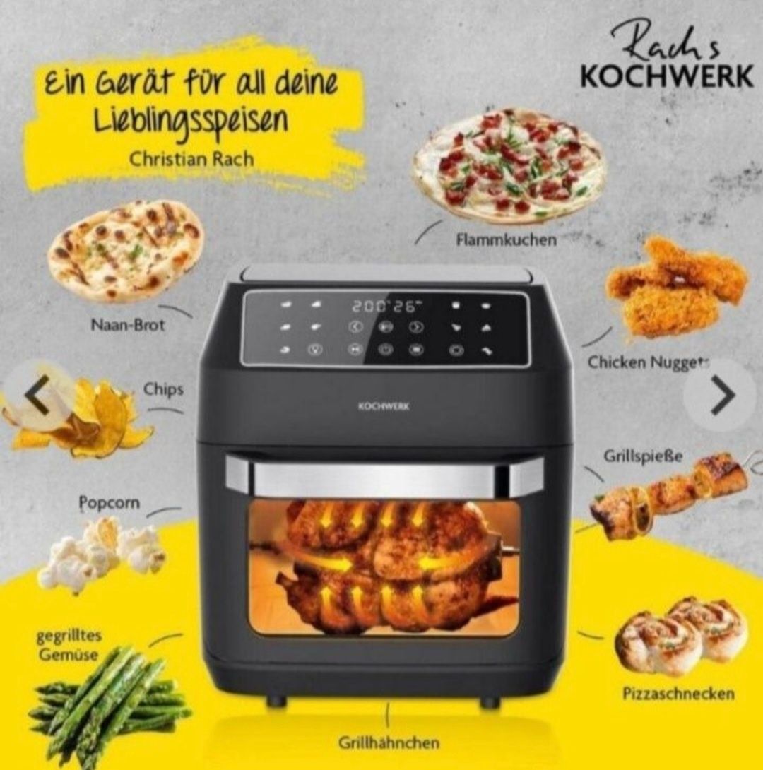 Frytkownica frytownica AIRFRYER beztłuczowa mini piekarnik grill