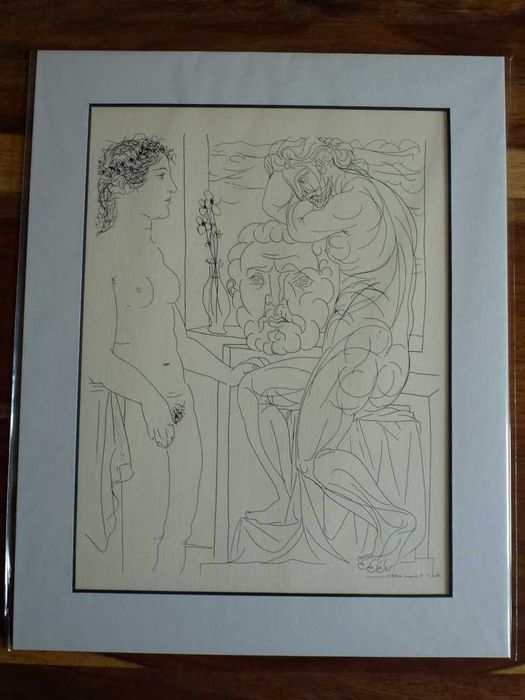 Pablo PICASSO - VOLLARD SUITE #185 - 1956 r.!