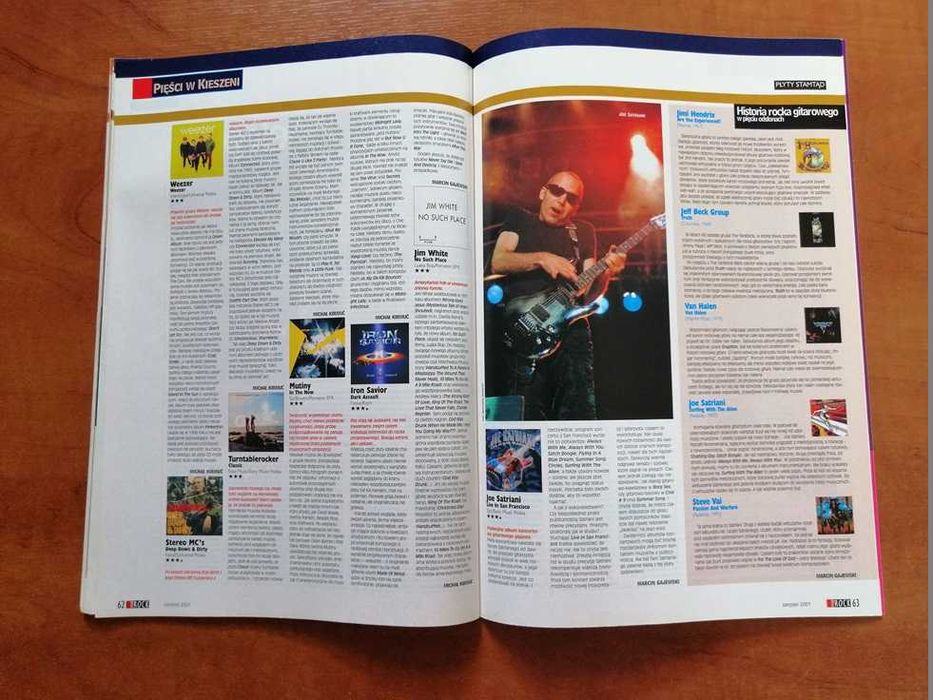 Magazyn muzyczny / czasopismo rockowe / miesięcznik Tylko Rock 2001 r.