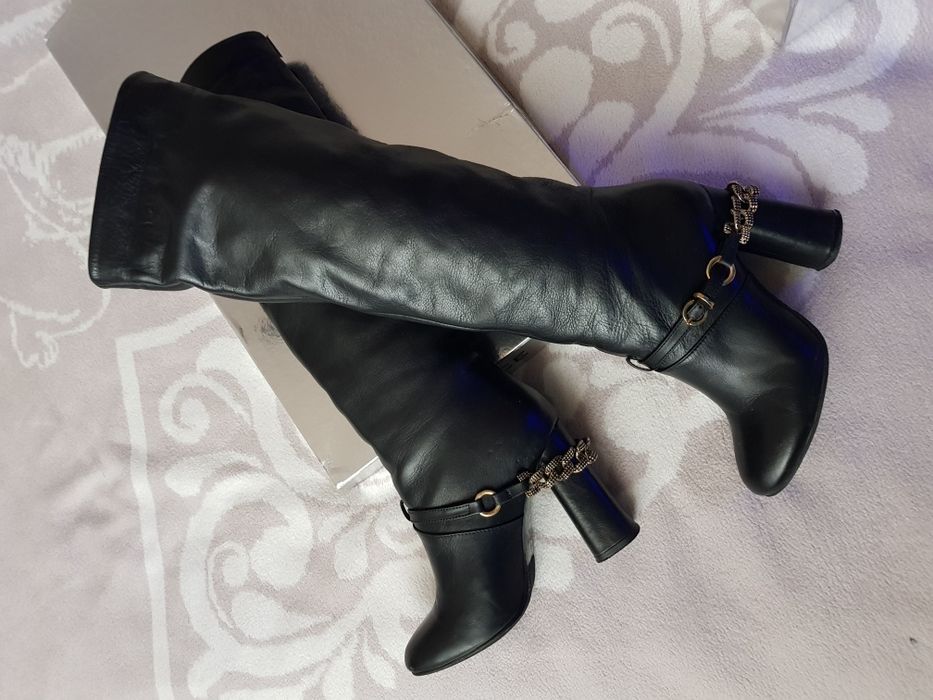 Итальянские сапоги из натуральной кожи