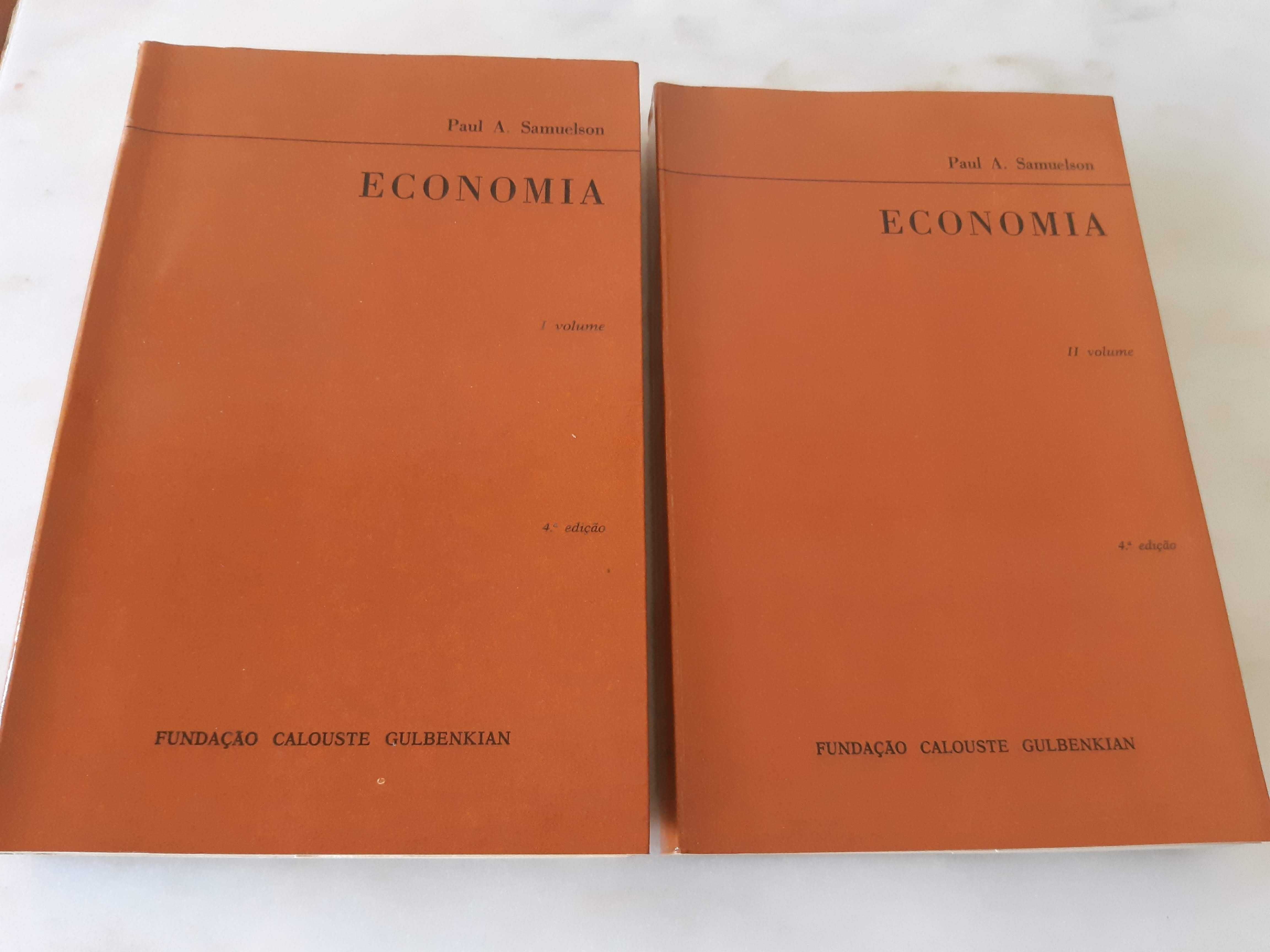 Livro ECONOMIA, Vol. I e II, Samuelson, excelente estado
