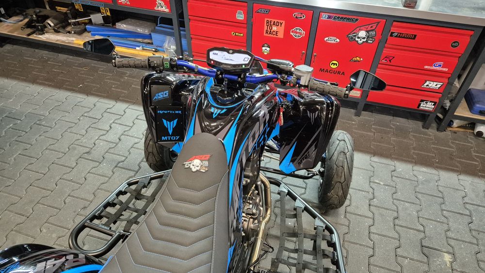 Yamaha Raptor swap MT07 ASG-ATV Swap Garage.