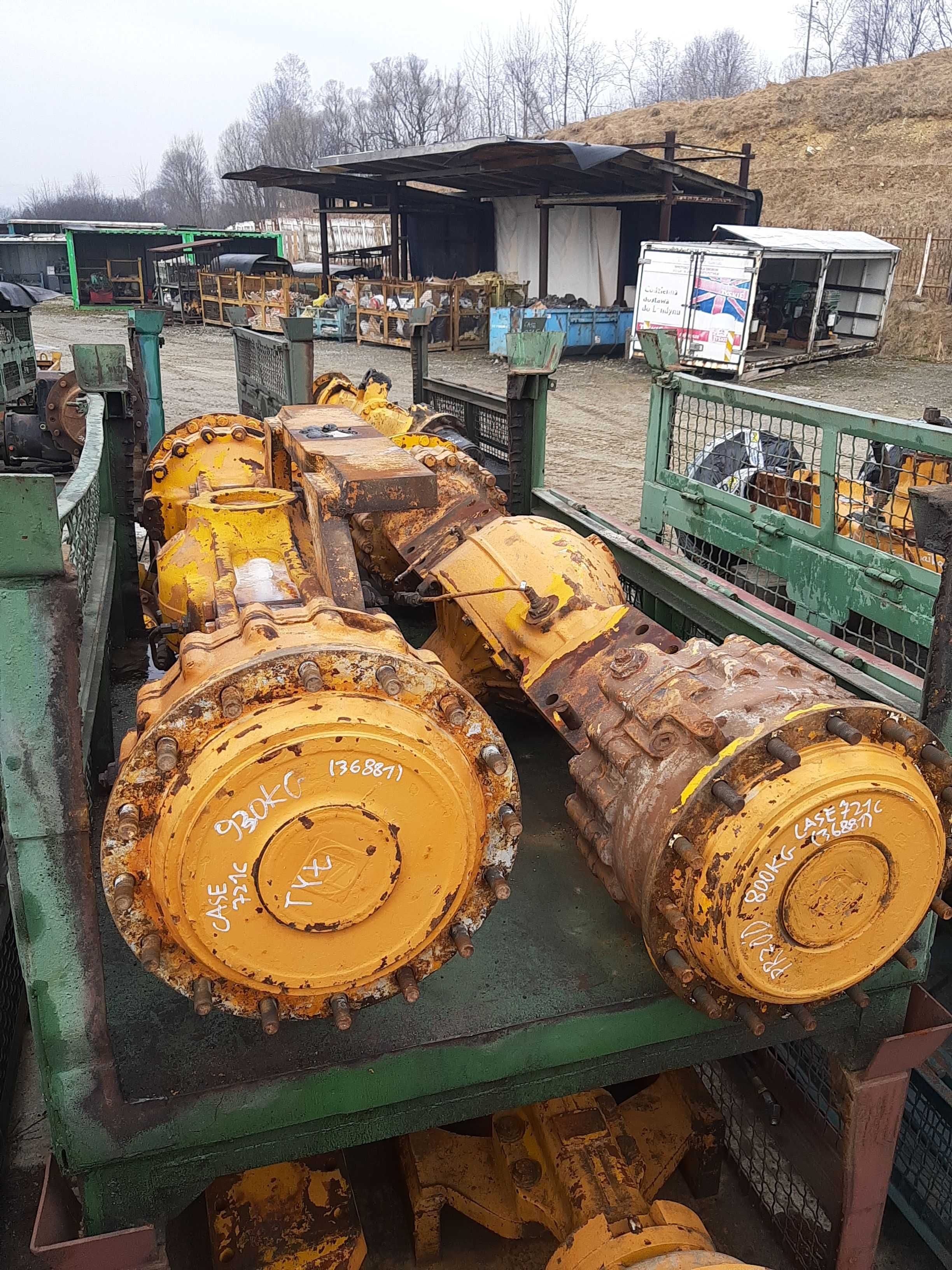 Mosty do ładowarki kołowej Case 721C. MT3085/DK. MT3075/CK