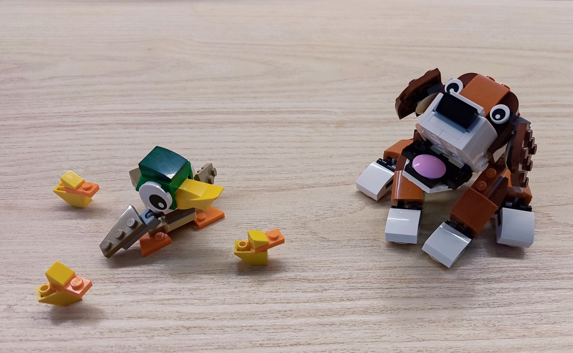 Klocki LEGO Creator 3w1 - Zwierzęta z parku 31044 pies sowa wiewiórka