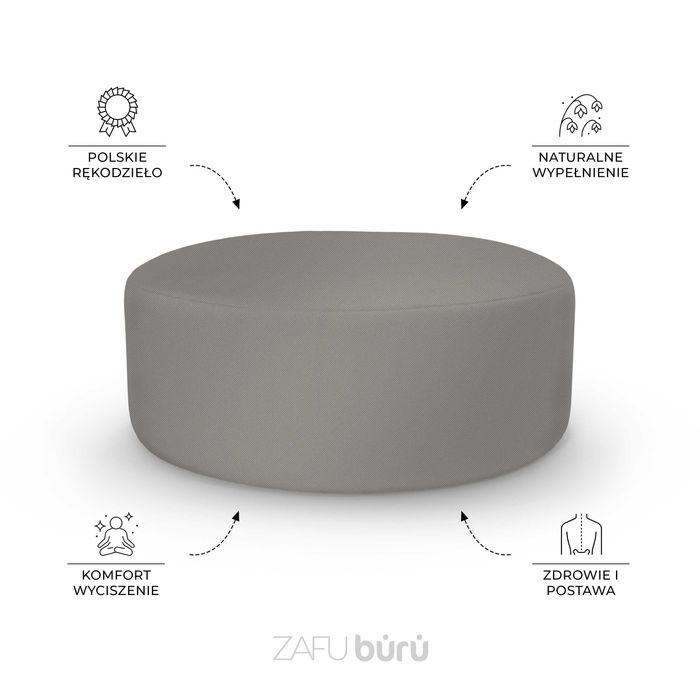 Poduszka do medytacji i jogi ZAFU z gryką – LOVEBURU