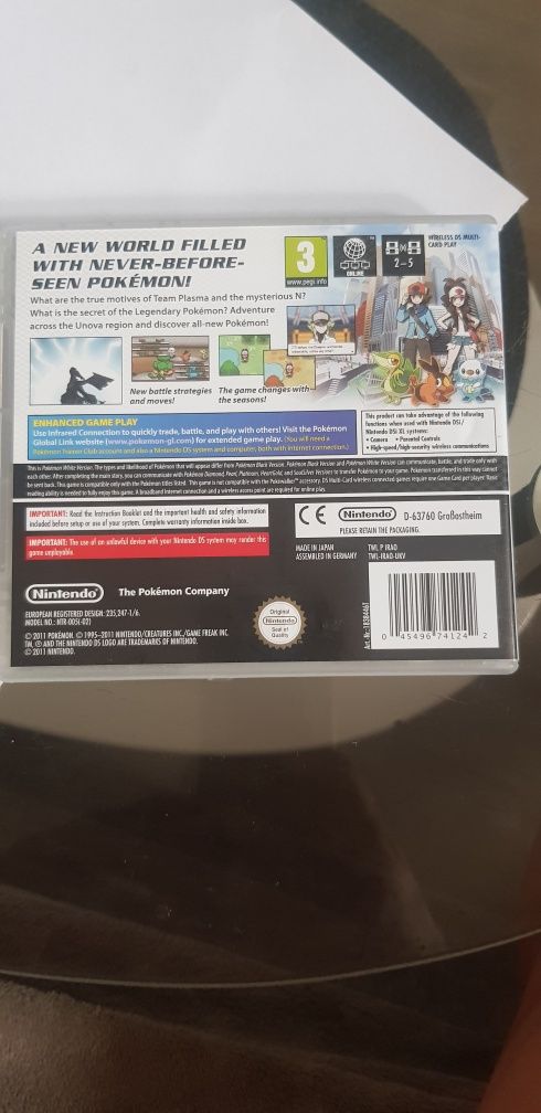 Pokemon White version Nintendo ds
