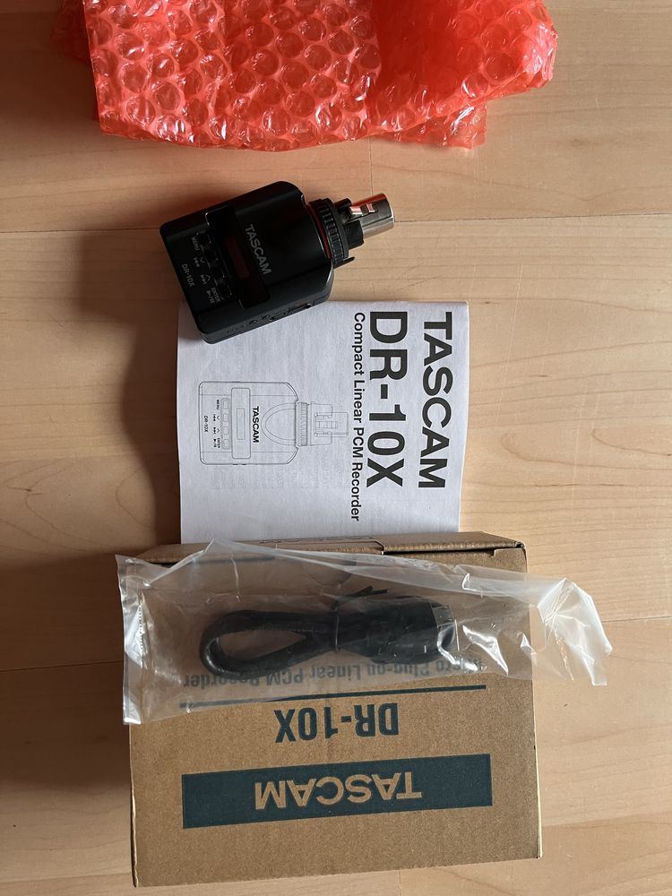 Tascam DR 10X, DR-10X rejestrator cyfrowy XLR