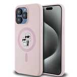 Etui Karl Lagerfeld Silicone Karl&Choupette MagSafe na iPhone 15 Pro -