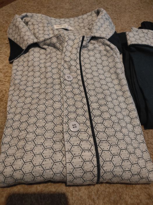 Męska piżama z długim rękawem