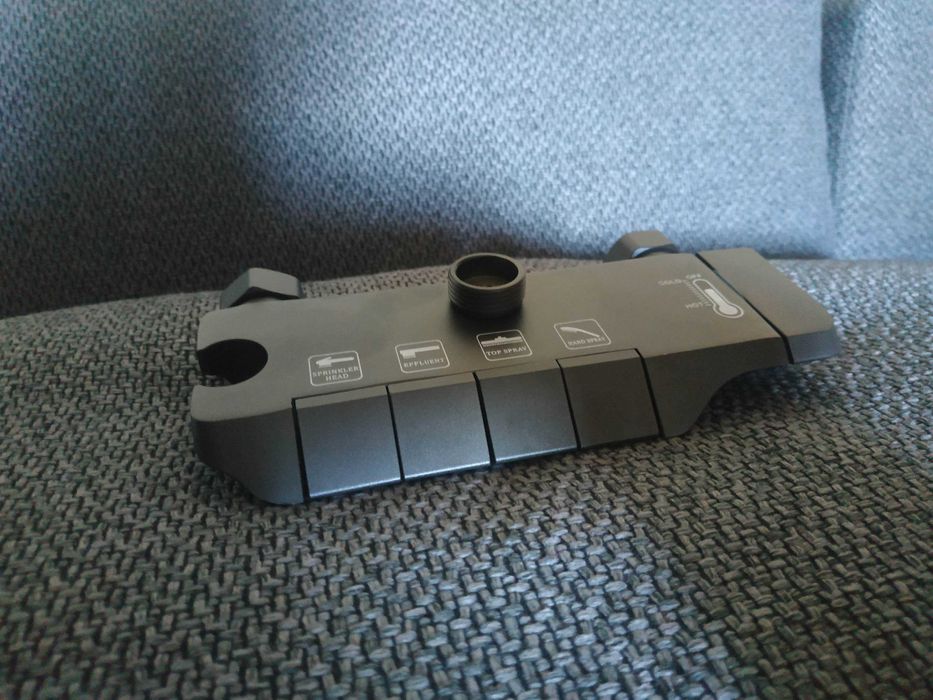 Душова система Душеграй з кнопочною системою піаніно, тропічний душ