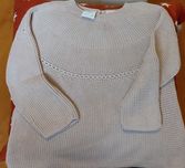 Camisola de malha Rosa - Zara - Tamanho 3-4 anos