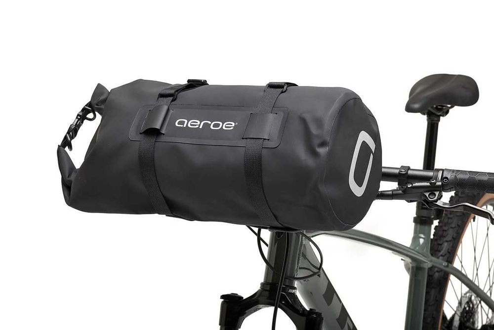 Worek transportowy, sakwa rowerowa Aeroe Heavy Duty Dry Bag Black 12L