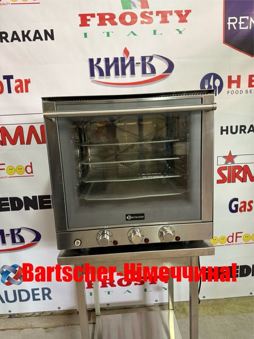 Пароконвекційна Піч З Інжекторним Зволоженням І Грилем Bartscher!!!