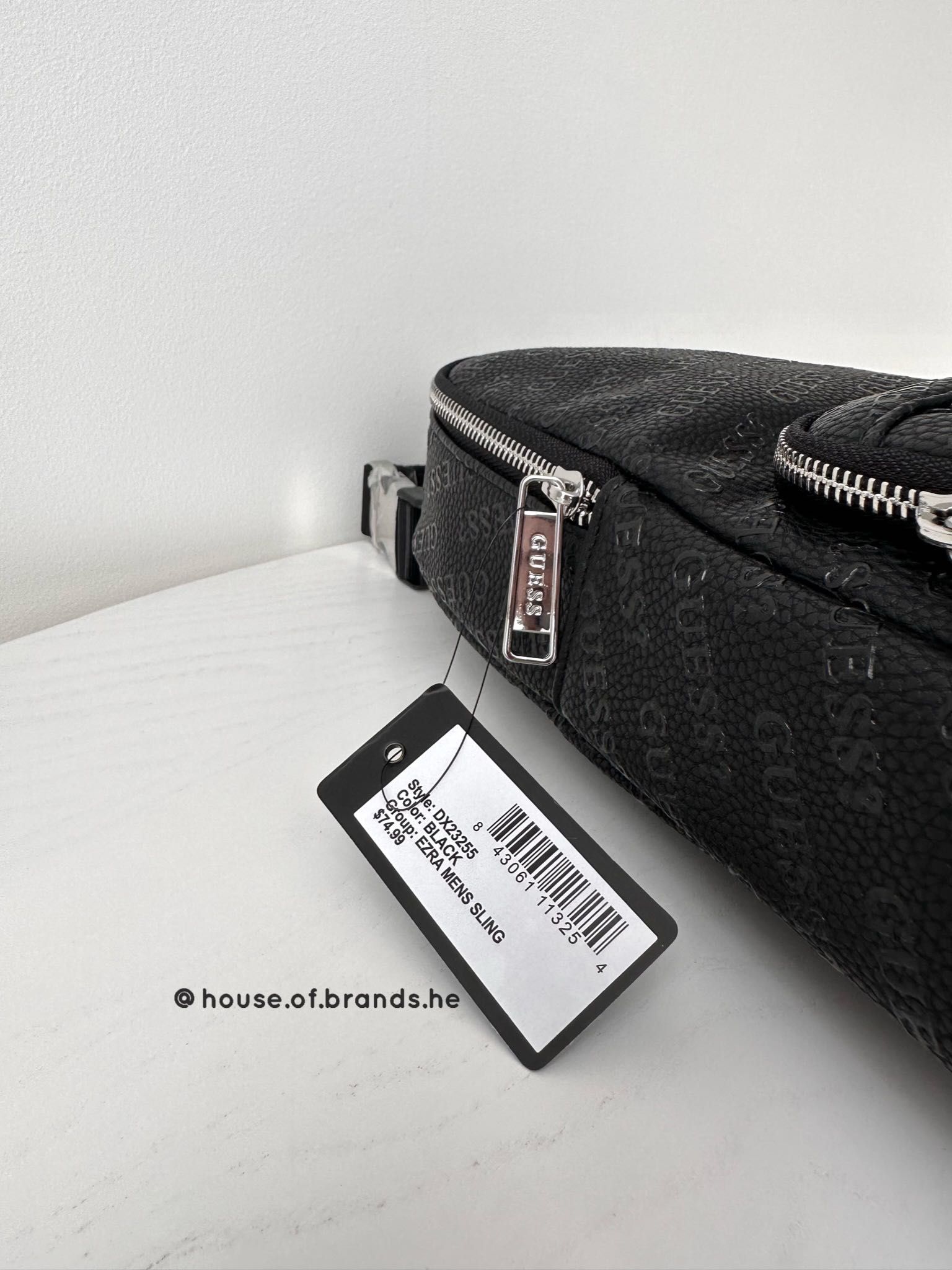 GUESS Ezra Sling Bag Чоловіча сумка бананка мужская сумочка слинг