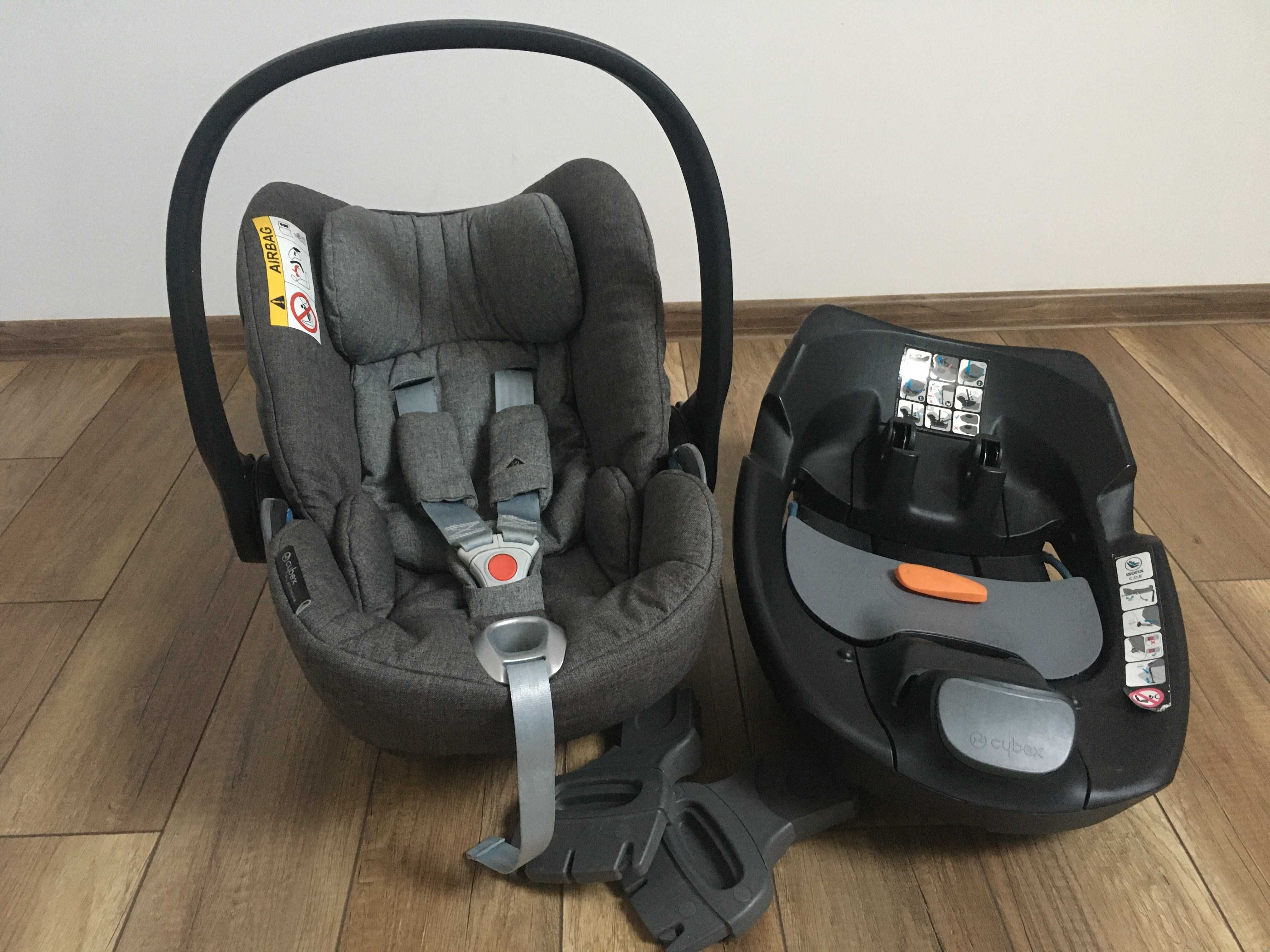 Nosidełko cybex cloud q platinum z bazą