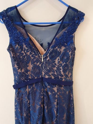 Vestido cerimonia azul tam M