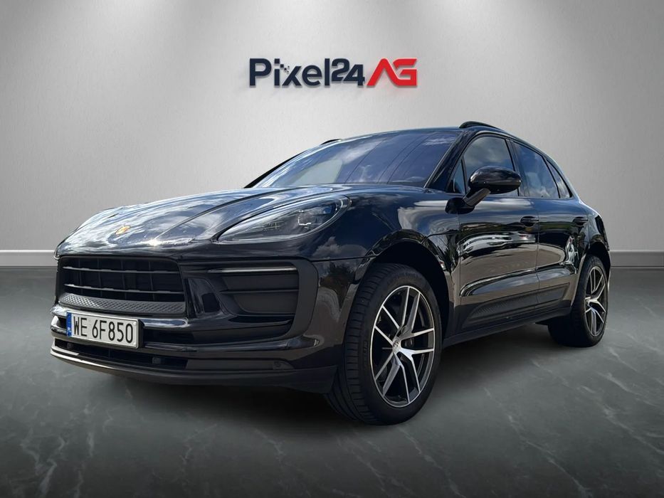 Porsche Macan Salon PL, pierw. wł., 80tyś+ wyposażenie, JET BLACK, Agathe Grey