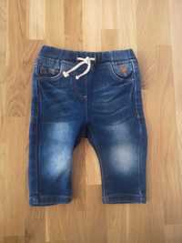 Spodnie jeans jogger 68 cm Next
