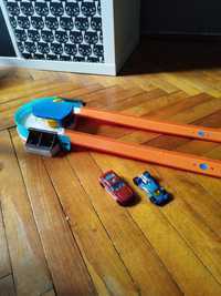 Zestaw hot wheels wyrzutnia