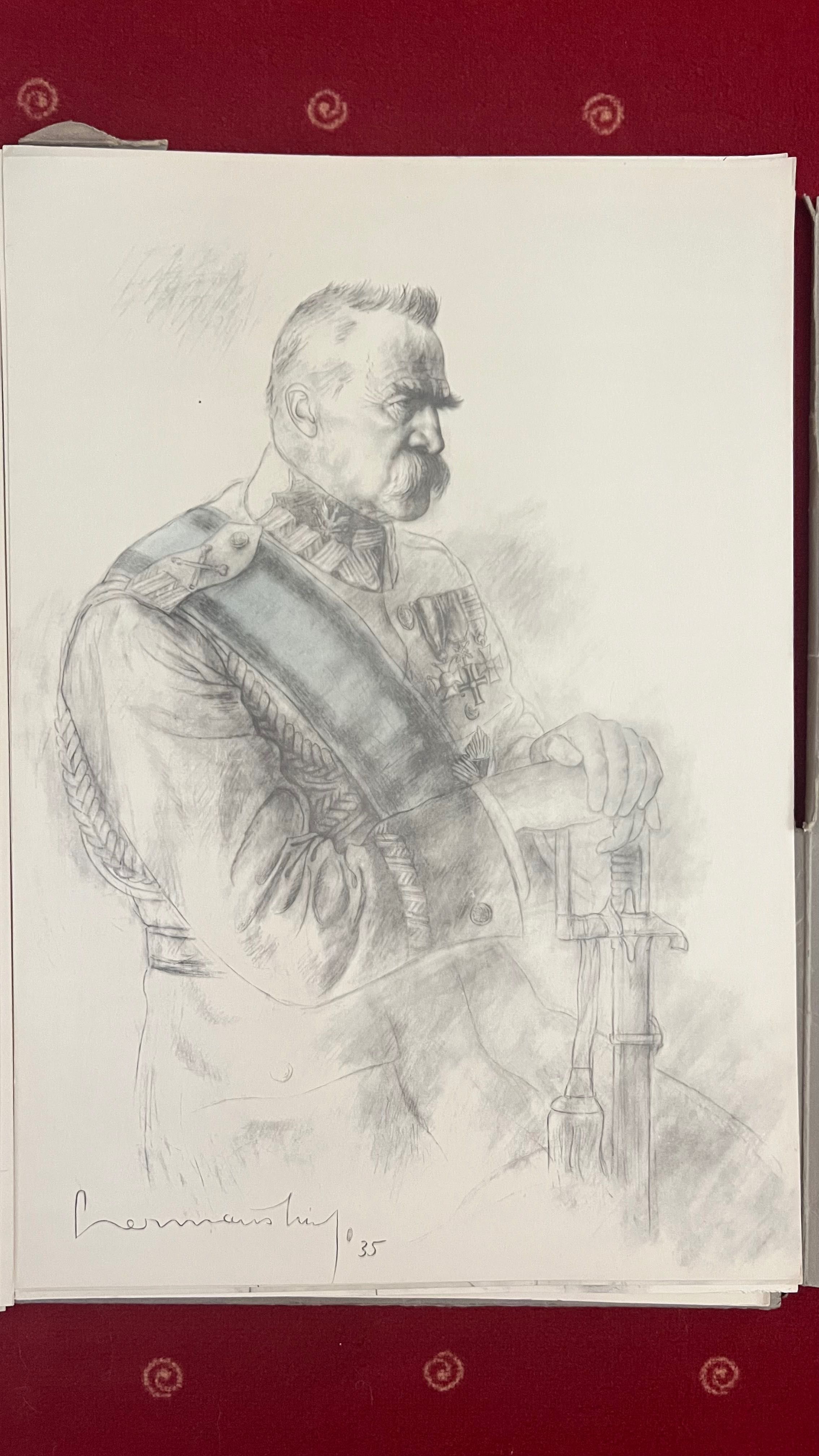 Józef Piłsudski w 13 planszach, 1935 r.