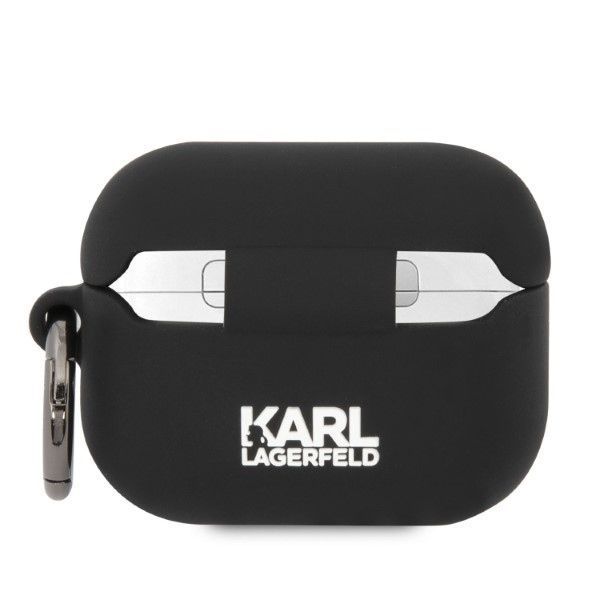 Etui na AirPods Pro Karl Lagerfeld Czarny 3D Silicone