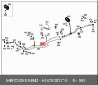 Mercedes Benz Трубопровод Кондиционера
A 447 830 17 15