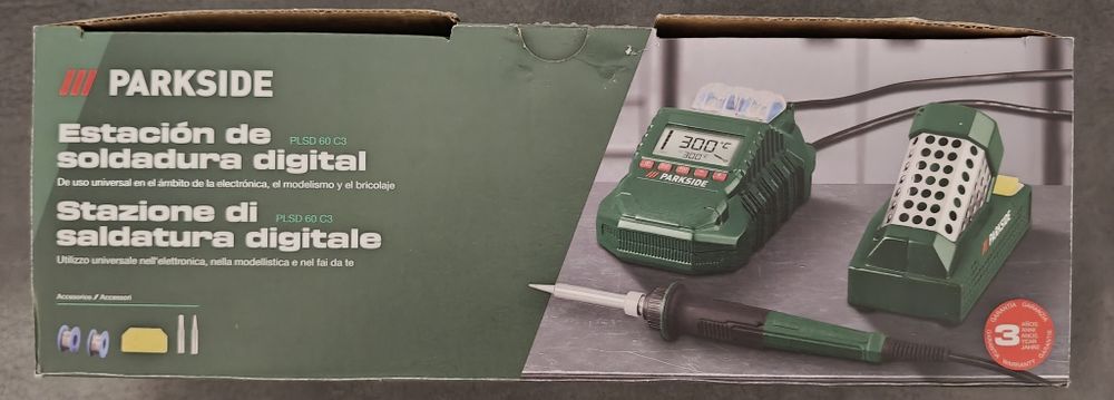 Estação de Soldadura Digital Parkside.