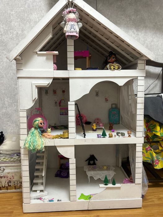 Великий Дитячий іграшковий ляльковий будиночок