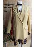 XL biust 56x2 marynarka żakiet jacket żółty vintage '90s oversize