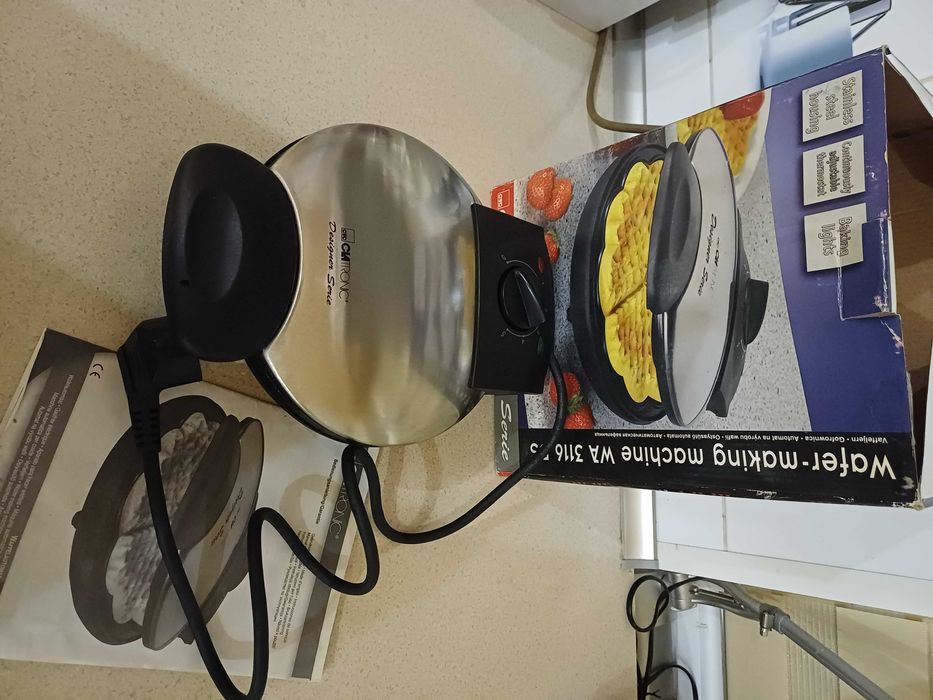 Вафельниця Clatronic WA 3116 DS - готуйте улюблені ласощі легко!