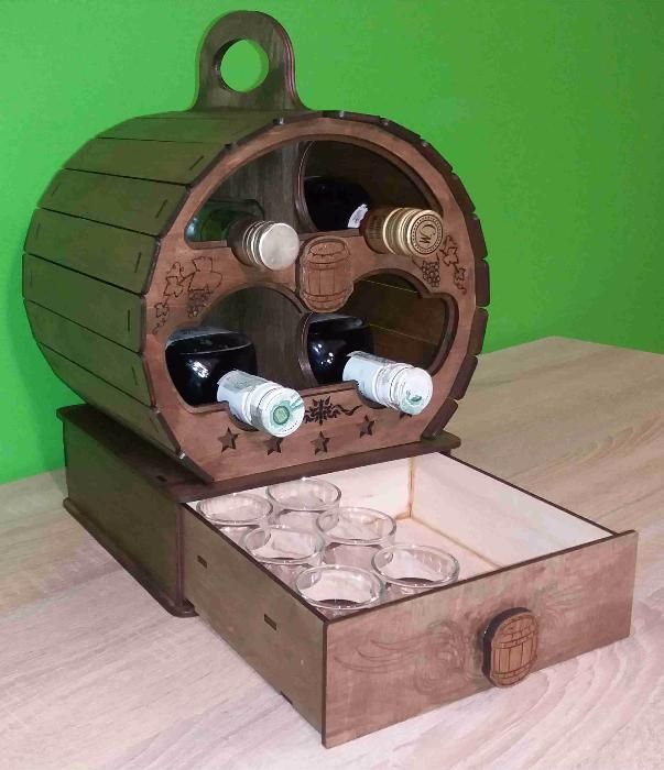 Подарунковий  набір. Cувенірний набір. Міні Бар "Бочка".