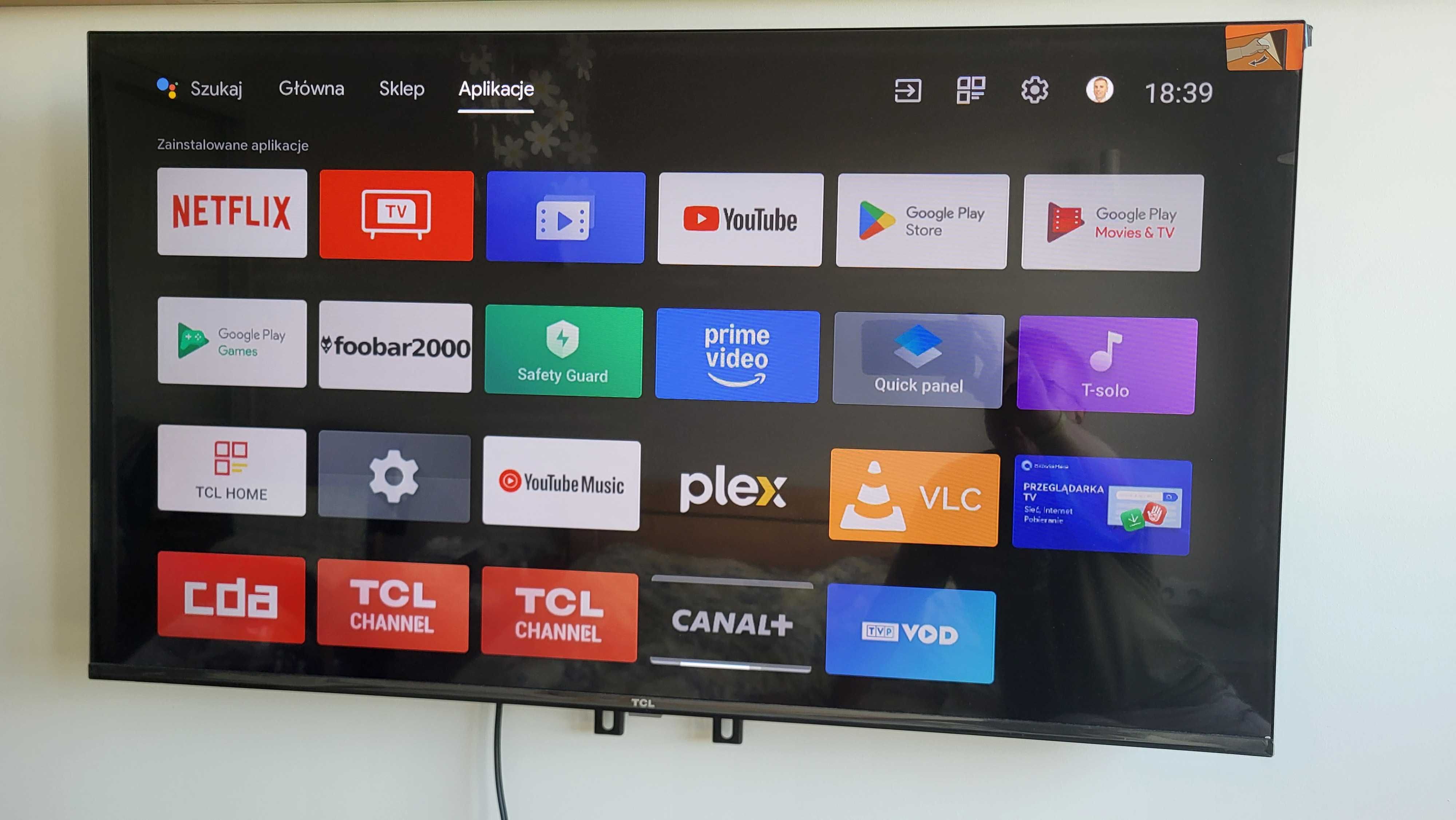 Prawie nowy TV TCL - Android TV - 40 cali, 2024, 40S5400A