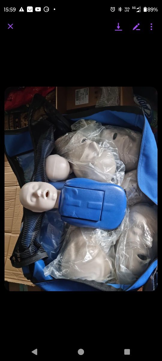 Fantom do nauki resuscytacji reanimacji CPR RKO ZRM PRM SOR OSP PSP
