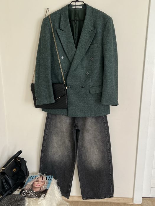 Теплий вовняний піджак.M-L