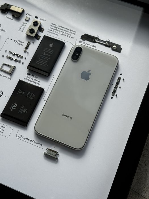 Арт-Картина iPhone X у рамці на стіну.