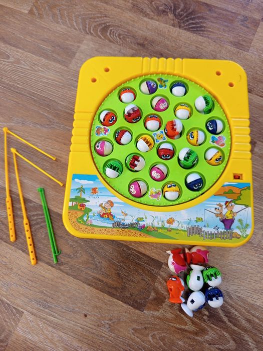 Duża gra rybki to łowienia+wędki+baterie