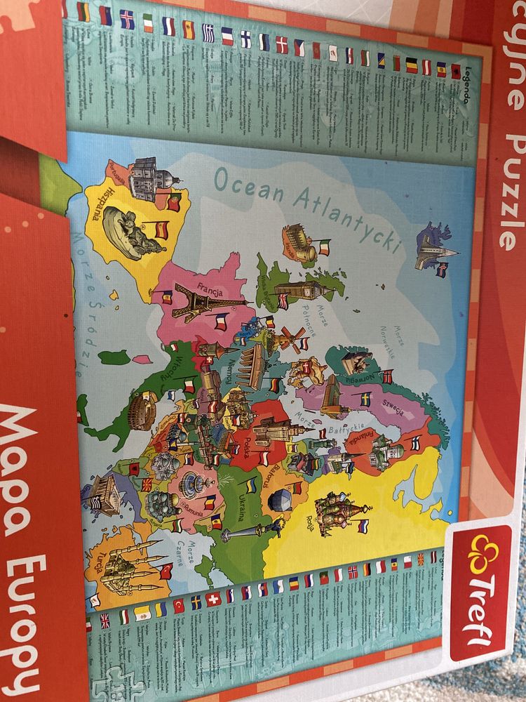 Mapa Europy . Puzzle