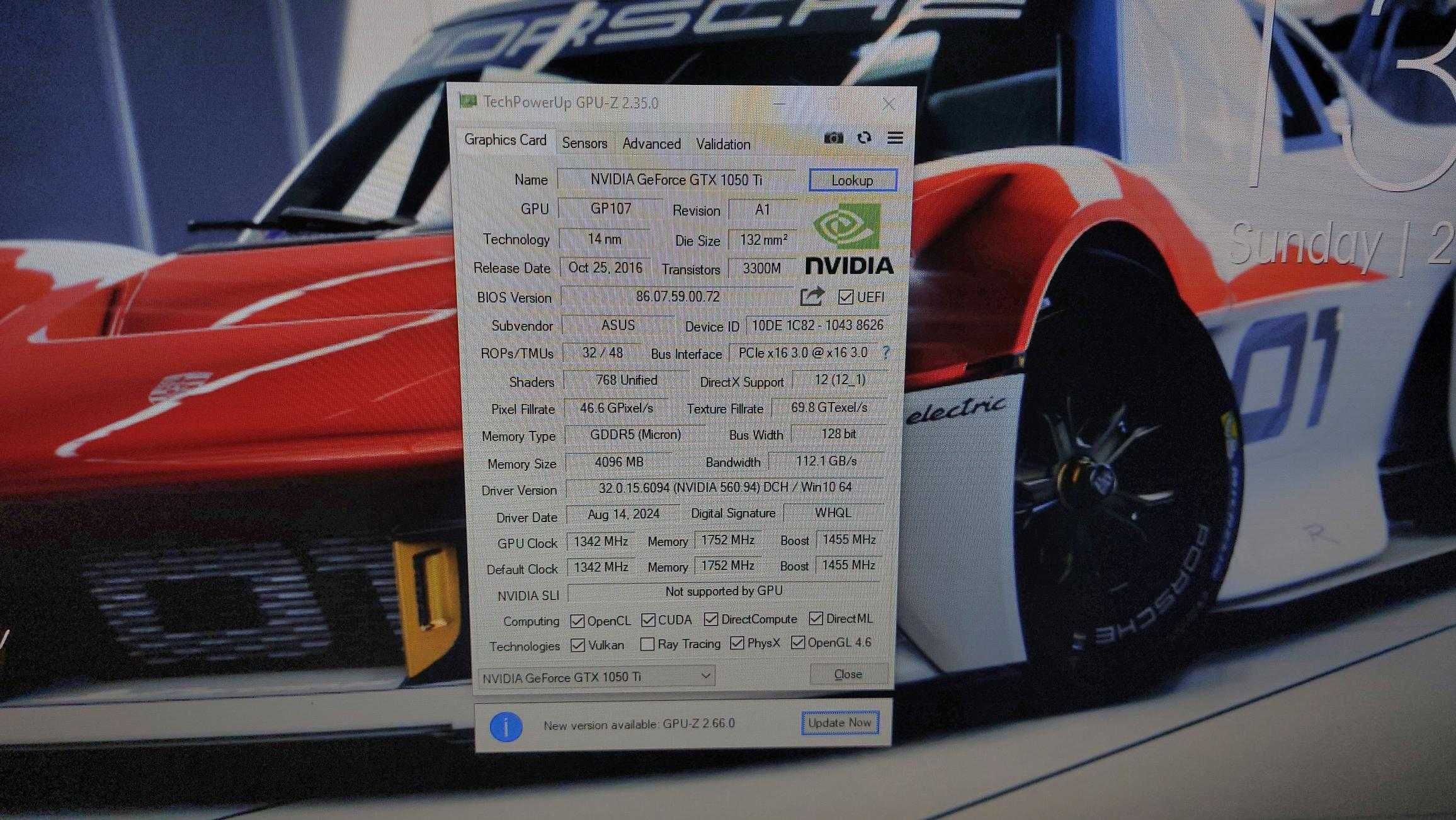 Karta graficzna Geforce GTX 1050 Ti 4 GB Cerberus