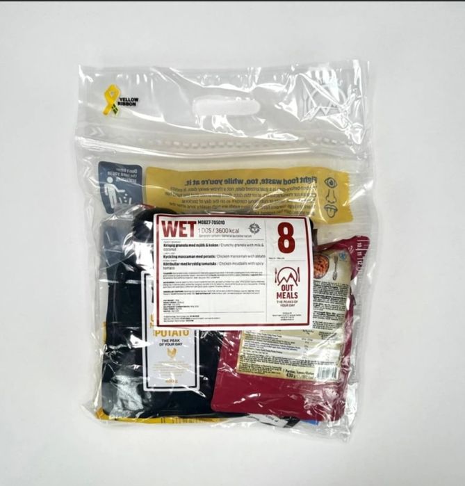 Добовий сухпай армії Швеції!