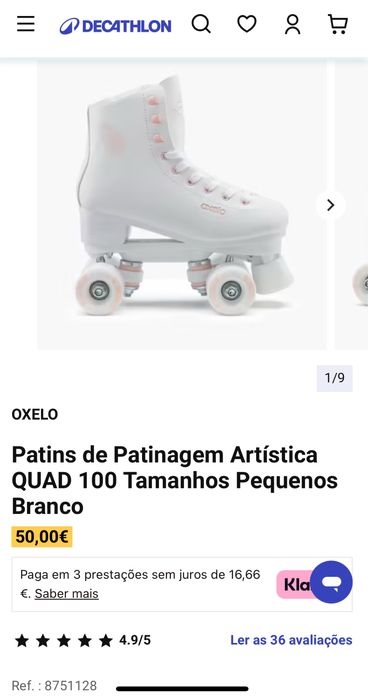 Patins de Patinagem Artística QUAD 100