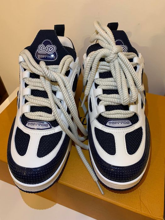 Sneakers Louis Vuitton Skate Marine/White 43 (9)